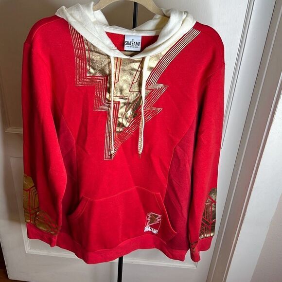 DC Comics Shazam! Fury Of The Gods Shazam Cosplay Hoodie New Size Medium - Picture 3 of 8